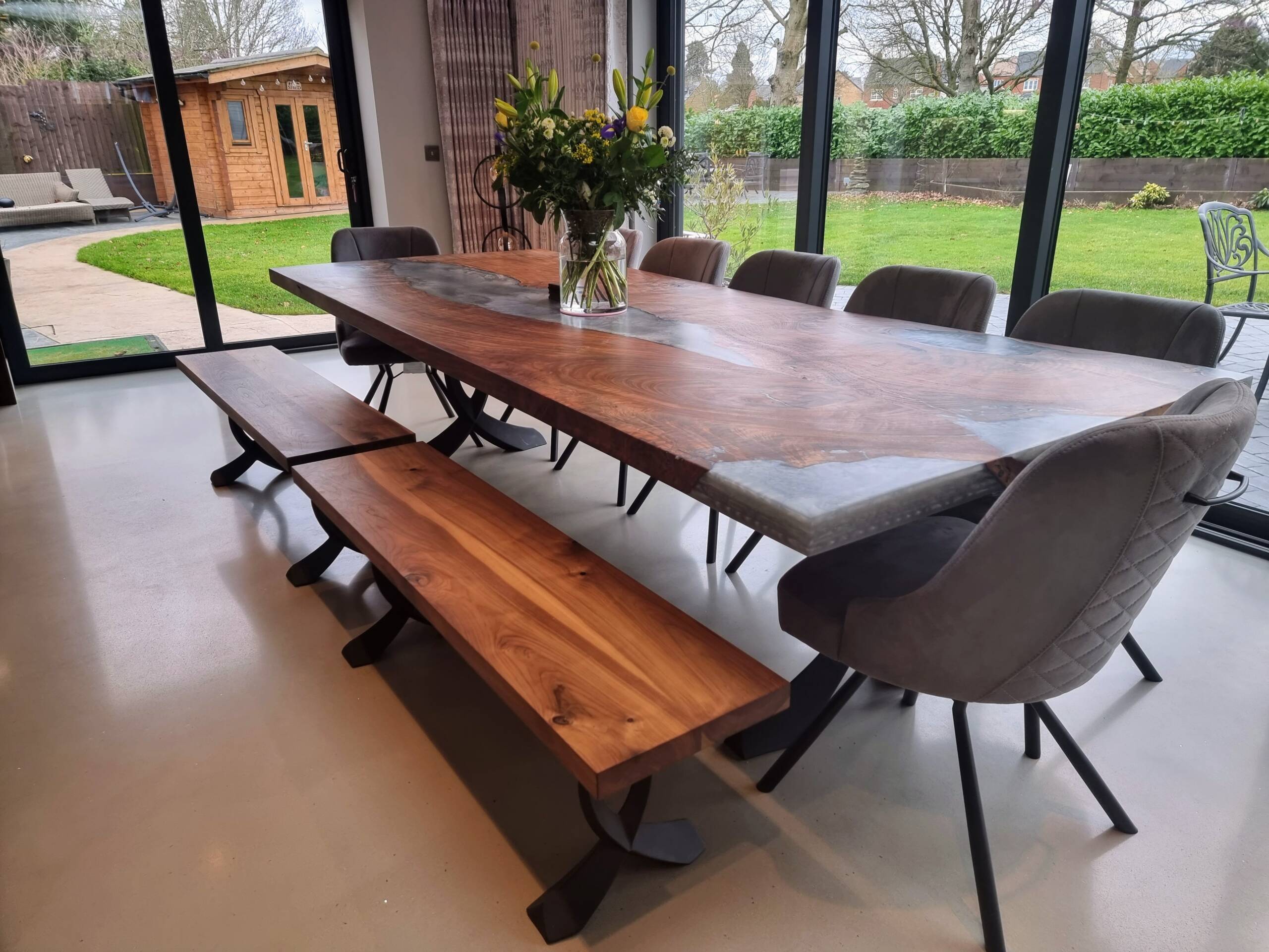 Claro Walnut Dining Table