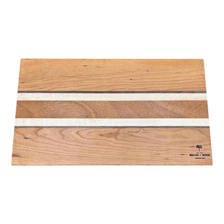 Thin Striped Hardwood Board