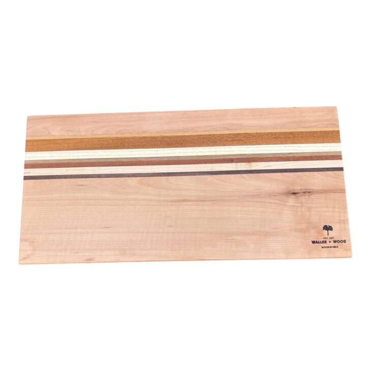 Thin Striped Hardwood Board