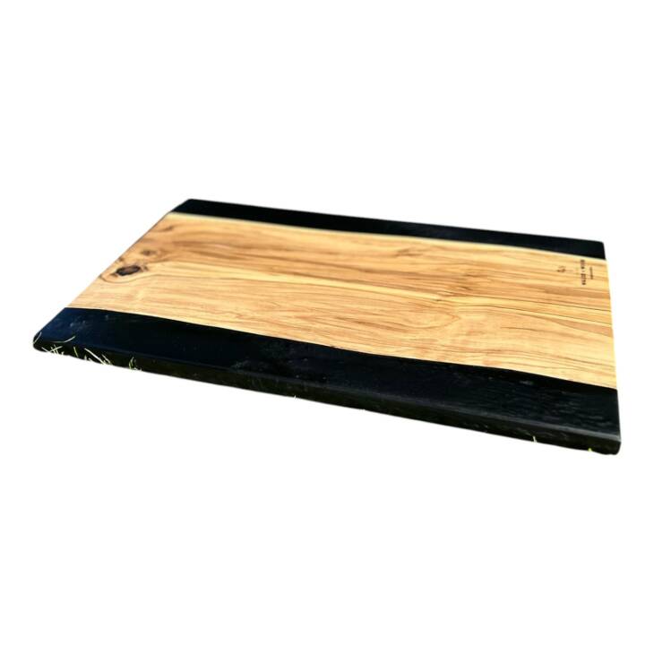 Cast Holly and Black Resin Serving Board - Image 3